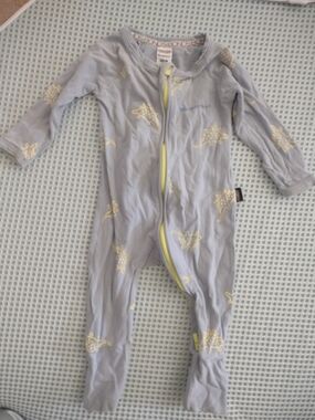 Bonds Wondersuit Light Blue & Yellow Dino Onesie